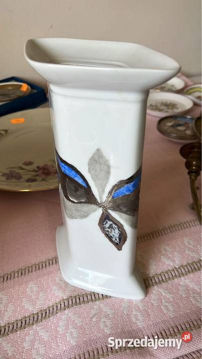 Wazon Kaiser Germany Ręcznie malowany Biała