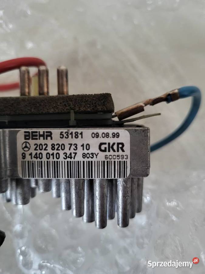 Regulator wentylatora nawiewu MERCEDES 1799cm3 Koronowo