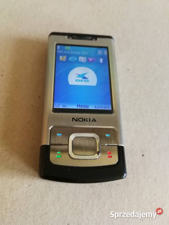Nokia 6500s1 Slide Stan Zestaw z Ładowarką