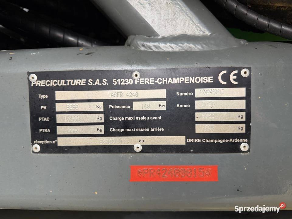 Opryskiwacz samojezdny Tecnoma Laser 4220 Nowa Ruda