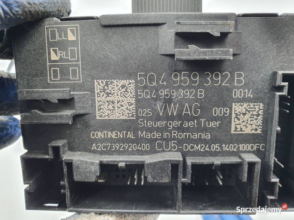 MODUŁ SKODA OCTAVIA III 5Q4959392B Lipno sprzedam