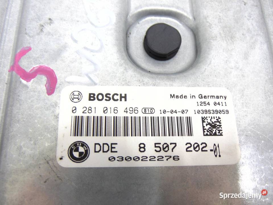 STEROWNIK SILNIKA 8507202 BMW E90 E91 20 D N47 Komputery