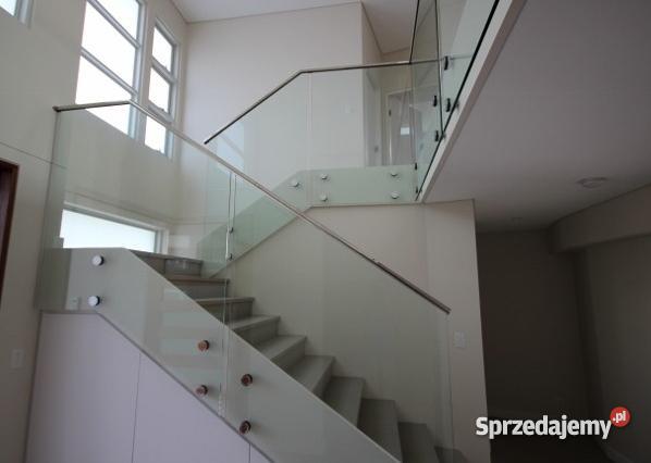 Balustrada szklana całoszklana balustrady Podłogi i schody Gorlice