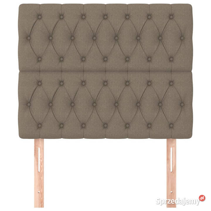 Zagłówki do łóżka 2 taupe 100x7x7888 tkanina mazowieckie Warszawa