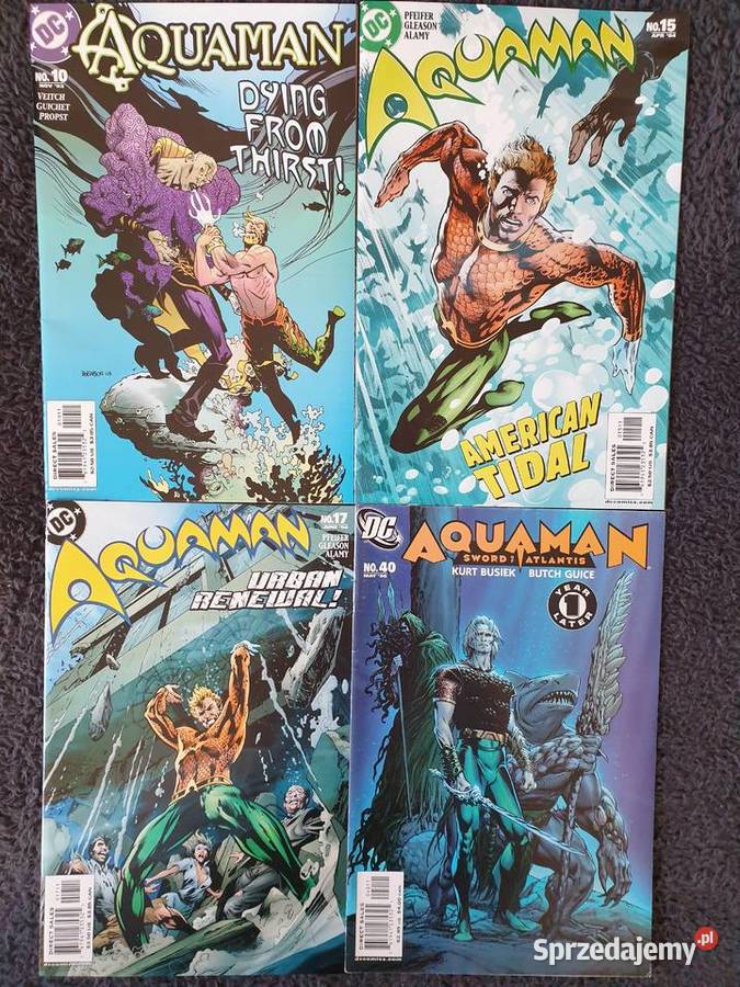 Aquaman 1 zestaw 22 komiksów DC USA Kultura i Rozrywka Gdynia sprzedam