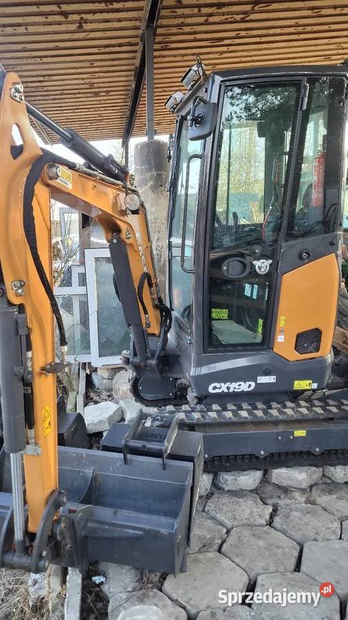 Nowa mini case koparka cx19d Koparki lubelskie