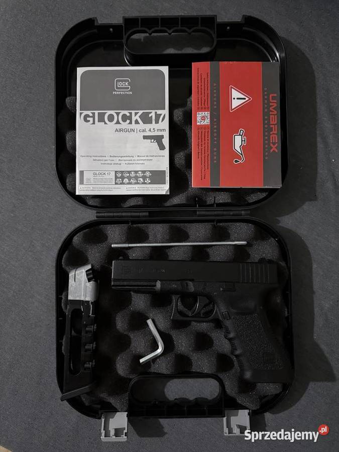 Wiatrówka pistolet Glock 17 na śrut diabolo 45 Nowy Sącz