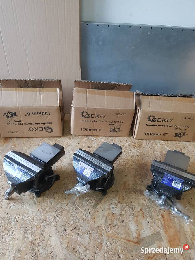 IMADŁO ŚLUSARSKIE 150mm OBROTOWE Z KOWADŁEM GEKO Głogowa
