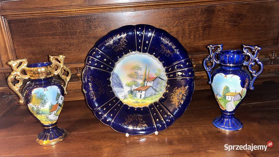 Patera duża Kobaltowa Made in Portugal Do Gdańsk