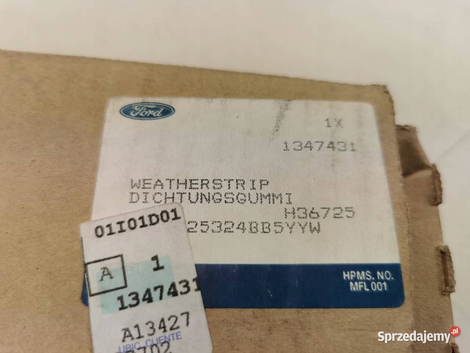 USZCZELKA DRZWI TYŁ FORD C 2007 1347431 Uszczelki sprzedam