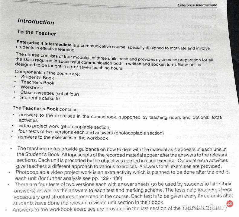 Enterprise 4 Coursebook Intermediate V Evans J Chełm