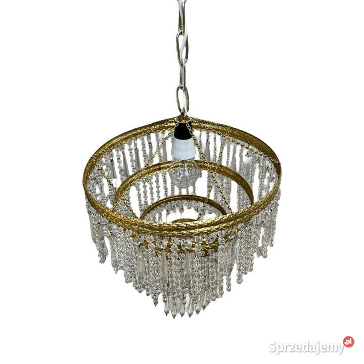 Żyrandol kryształowy eleznobrodsk Sklo Antyki Warszawa