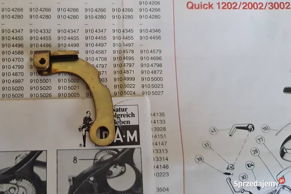 Dam Quick 2002 Uchwyt Prowadzący Made in Germany Warszawa sprzedam