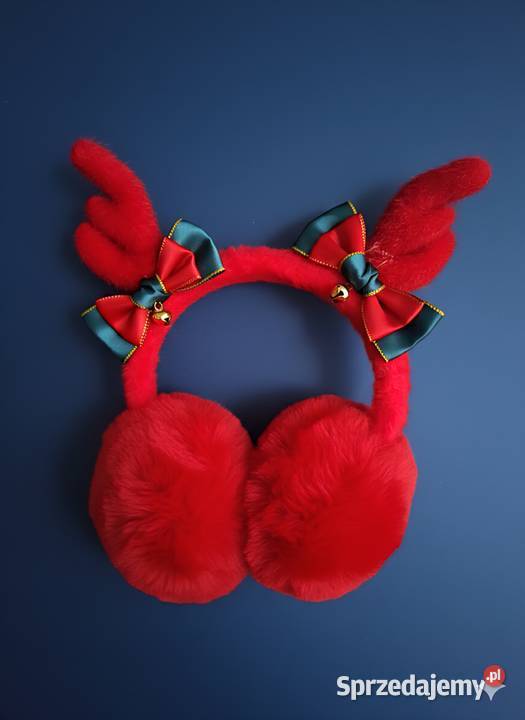 Nowe nauszniki czerwone Gliwice