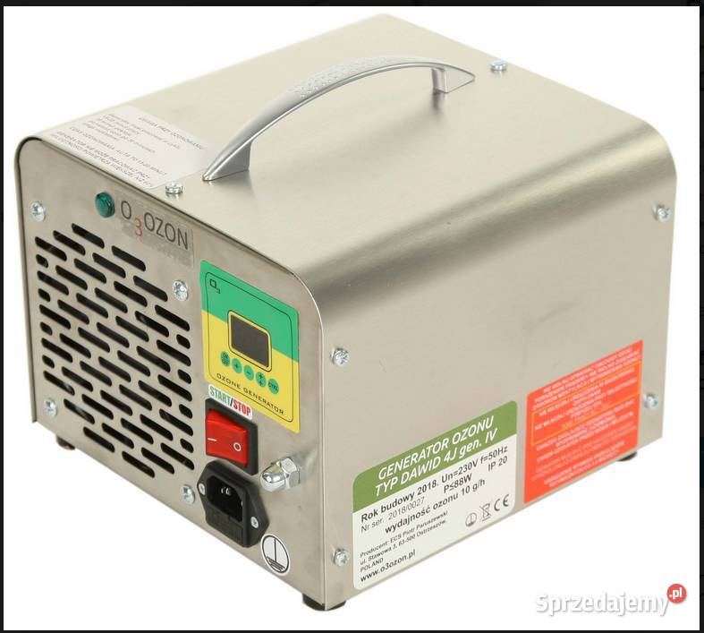 Generator ozonu przemysłowy Dawid 4J 10gh płytki Gorzów Wielkopolski sprzedam