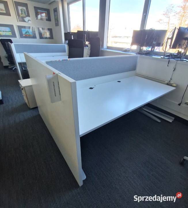 biurko białe Maro 18080 meble biurowe Leszno