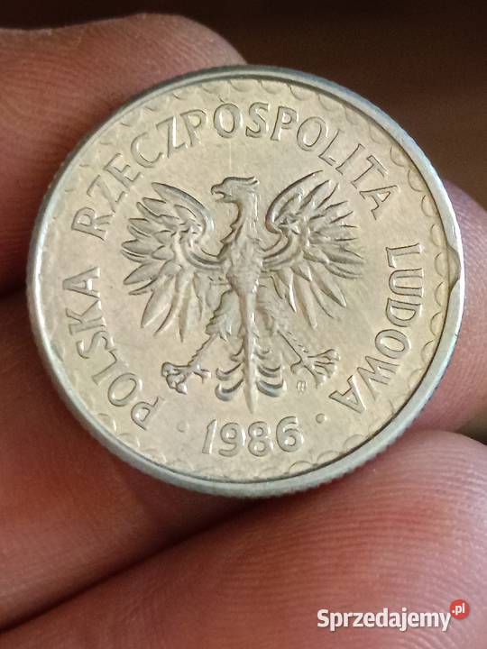 Sprzedam monete 1 zloty 1986 r odkroj blachy ttt Chełm