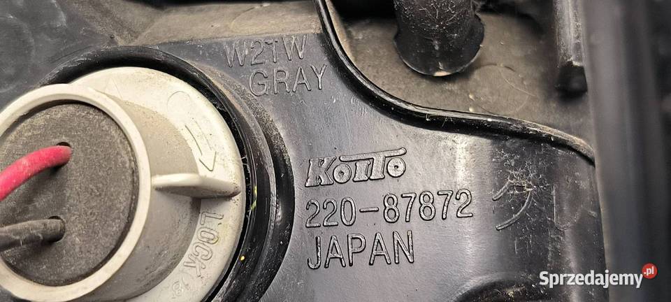 LAMPA PRAWA TYŁ MITSHUBISHI PAJERO IV 22087872 Pozostałe Lipno