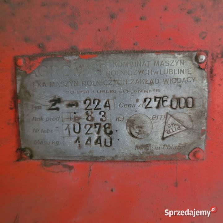 Prasa kostkująca Z224 Krerowo