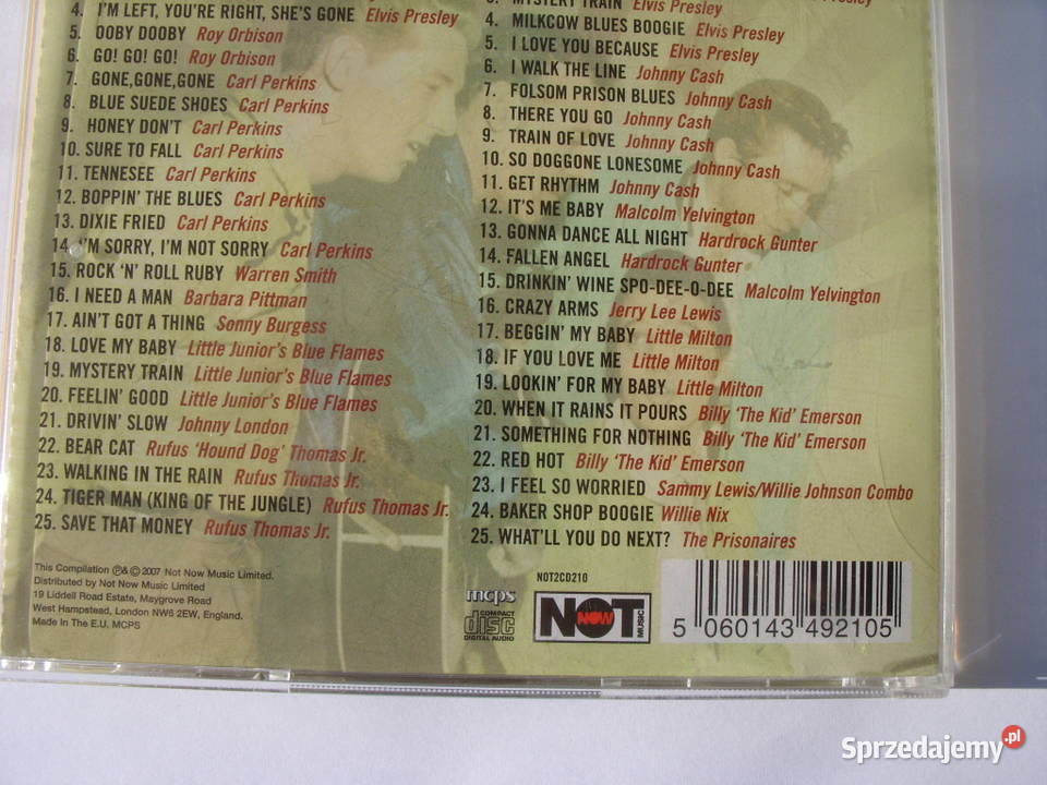 The best of sun records2 CD rock'n'roll Płyty i kasety Wołów