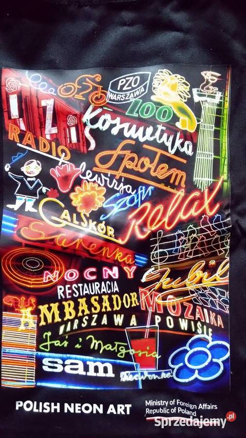 Polish Neon Art torba bawełniana czarna Warszawa sprzedam