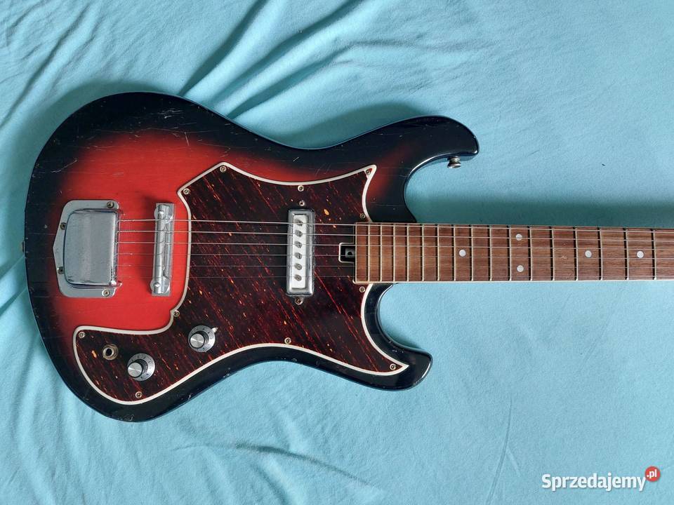 Japońska Teisco Hertiecaster 1960 sunburst Gitary i akcesoria Wiązów sprzedam