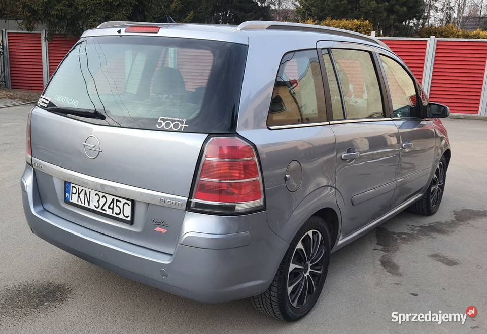 Opel Zafira B 19CDTi 120 StanBDB Bogaty KLIMA wielkopolskie Pleszew