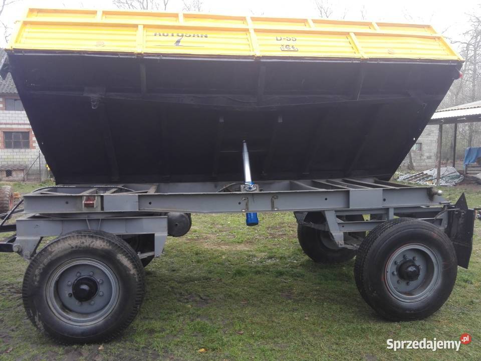 Przyczepa Autosan D55 wywrotka na trzy strony Idzikowice