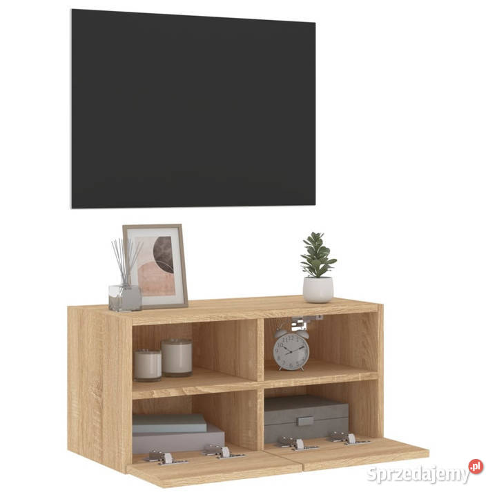 Ścienna szafka TV dąb sonoma 60x30x30 WM836858 Warszawa
