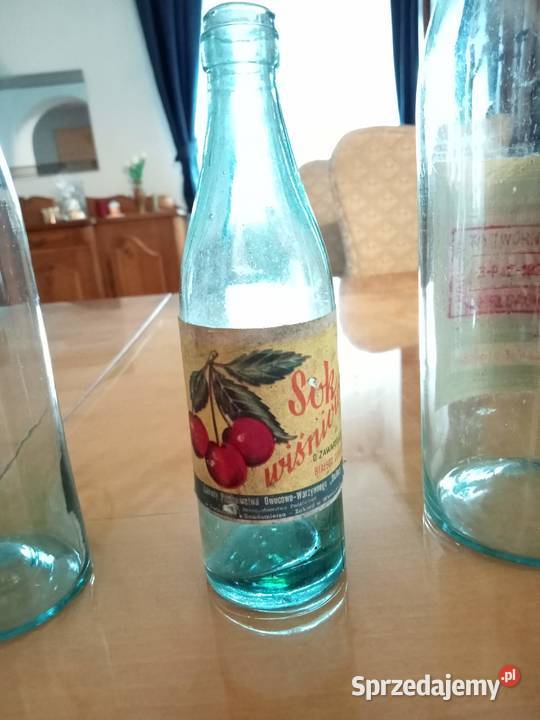 Butelki przedwojenne z okupacji z etykietami Łódź sprzedam