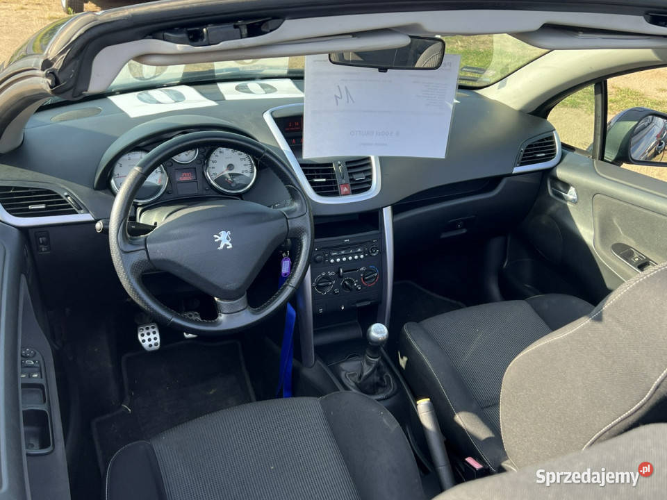 Peugeot 207 CC 16 Benzyna 120 2008r Z Sprawną Warszawa