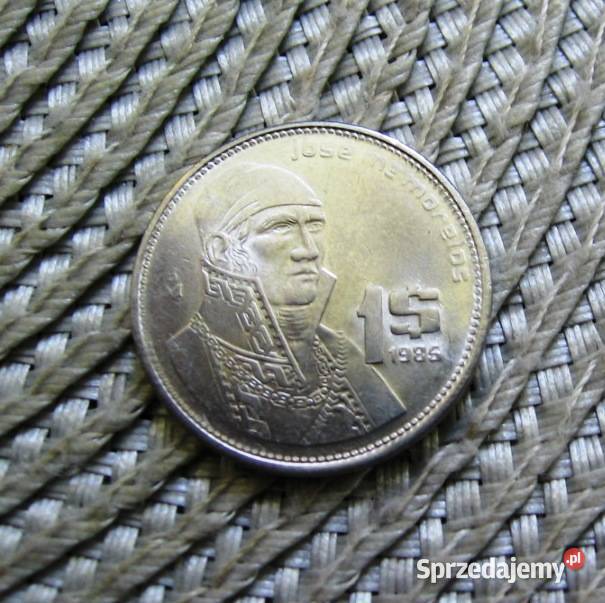 Meksyk 1 Peso 1985r Ładna Kalisz