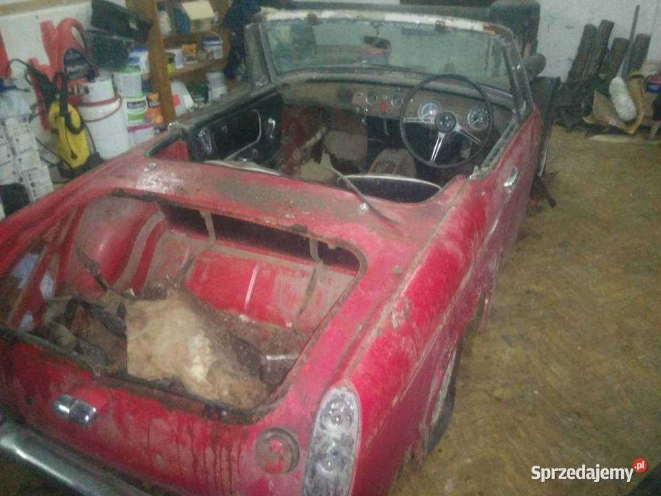 MG MIDGET SPORT części dokumenty rama anglik opolskie Byczyna