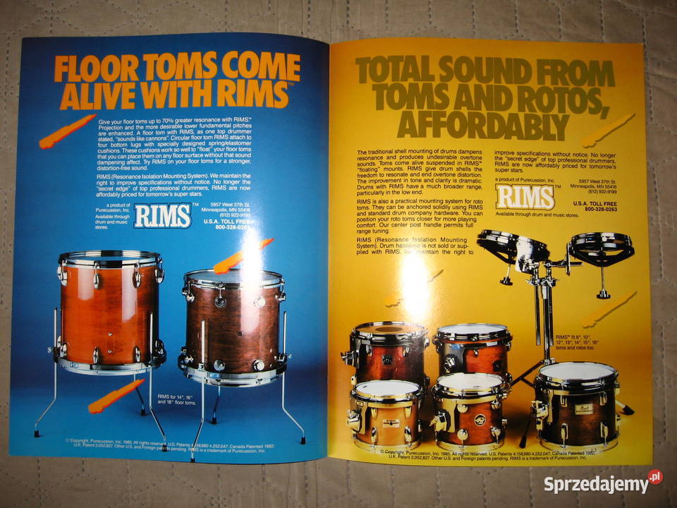 GRETSCH Drums PosterCatalog list and flyers lot Kępice