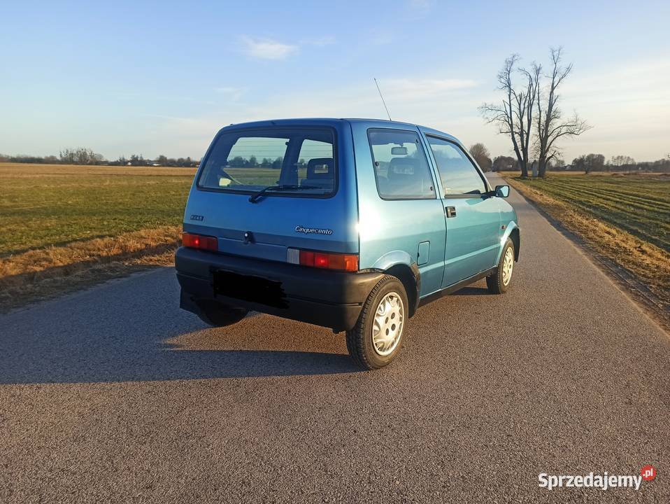Fiat Cinquecento niski przebieg 40KM Gózd