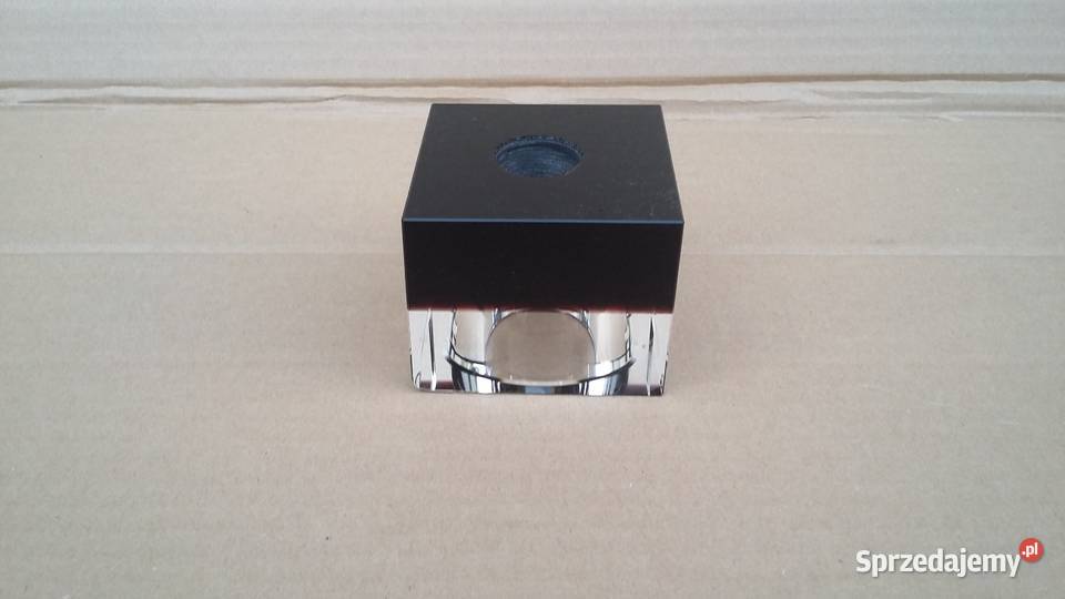 Klosz do lampy CZARNA przezroczysta KOSTKA na G9 mazowieckie