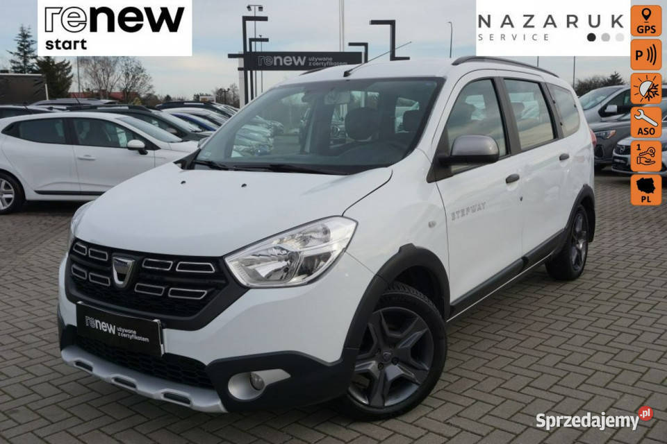 Dacia Lodgy 16SCe 102 Stepway 7os fVAT I klimatyzacja Lublin sprzedam