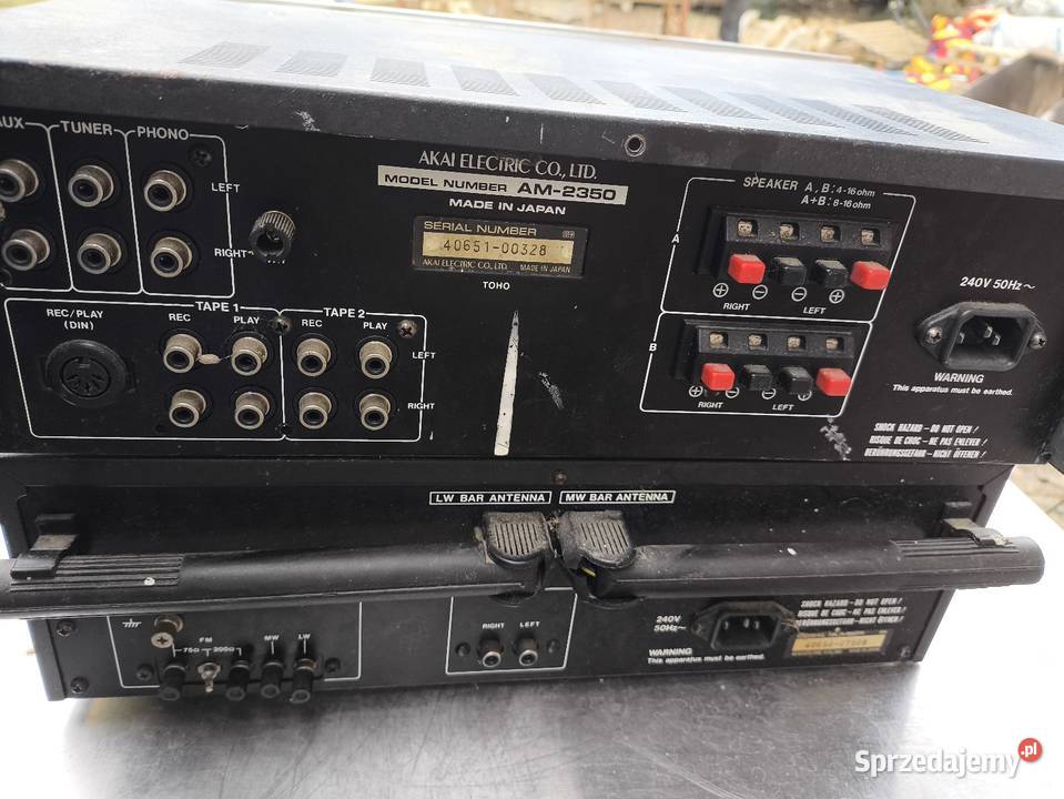 AKAI wzmacniacz i Tuner Kwidzyn
