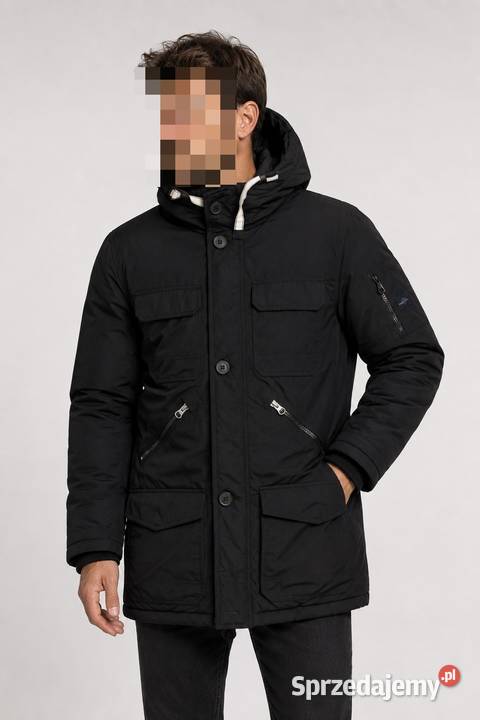 REDFORD Menswear NORMAN PARKA Czarna zimowa Lednica Górna