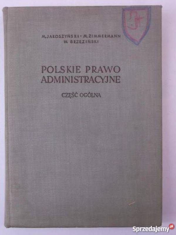 POLSKIE PRAWO ADMINISTRACYJNE JAROSZYŃSKI M Łódź