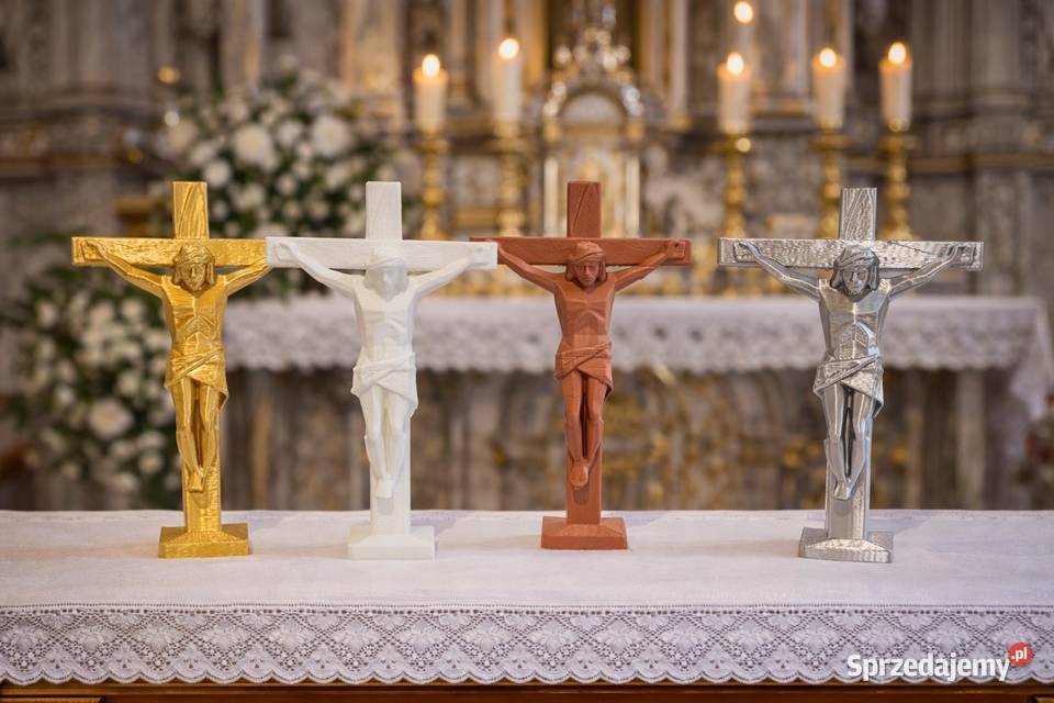 Krucyfiks stojący elegancka ozdoba religijna Gorzów Wielkopolski
