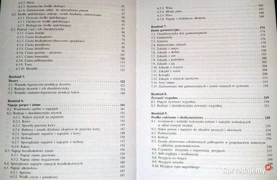 Technologia gastronomiczna z obsługą konsumenta Chełm sprzedam