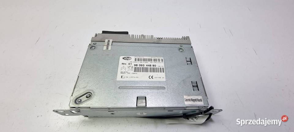 RADIO CITROEN C4 PICASSO 9809344880 osobowe Pozostałe Lipno
