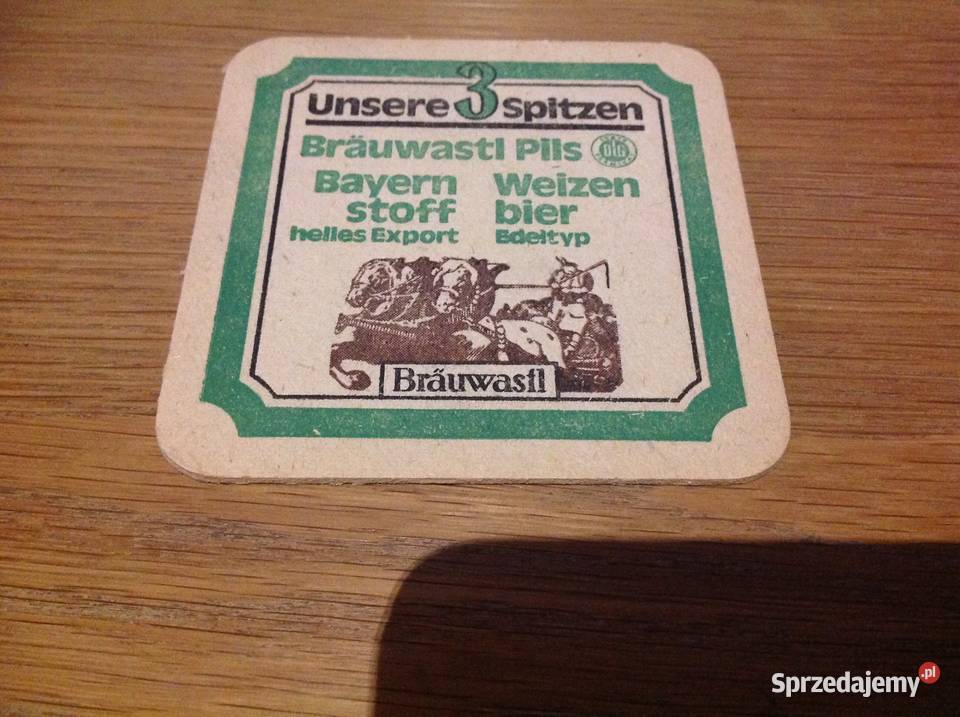 Stara Podkładka pod Piwo Bruwastl Pils Nowa Sól
