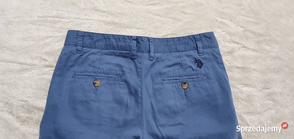 Spodnie niebieskie firmy US Polo Assn 1415 lat Bibice