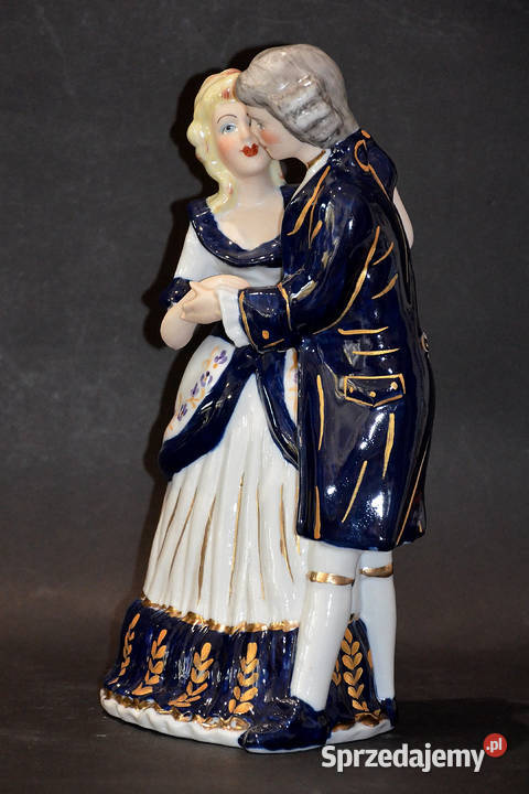 Porcelana Roceram Para tańcząca sygnowana 30 Środa Wielkopolska