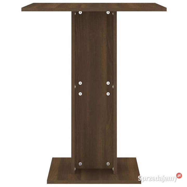 Stolik bistro brązowy dąb 60x60x75 WM815104 Stoły