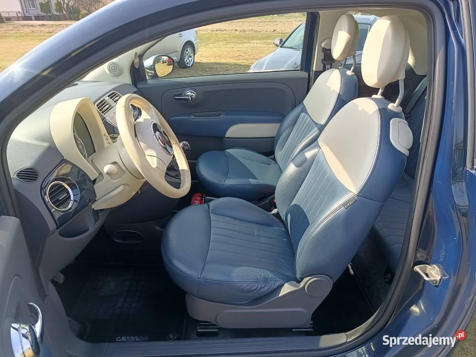 Fiat 500 turbo 900cc SZYBER DACH ASR (kontrola trakcji) Podkonice Miejskie