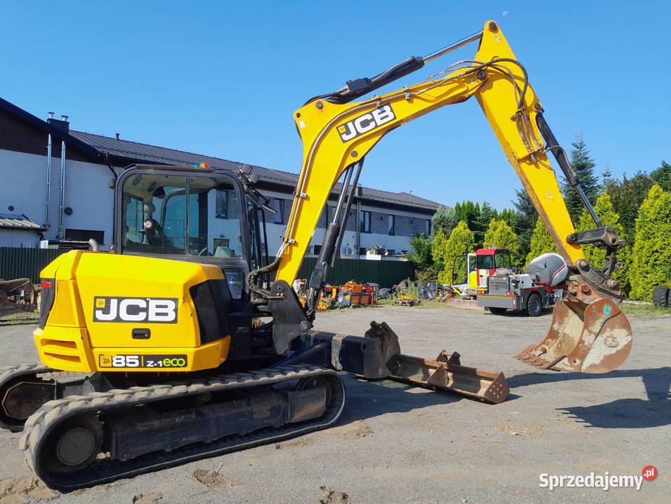 Koparka gąsienicowa JCB 85Z1 2019r szybkozłacze Koparki Maków Podhalański