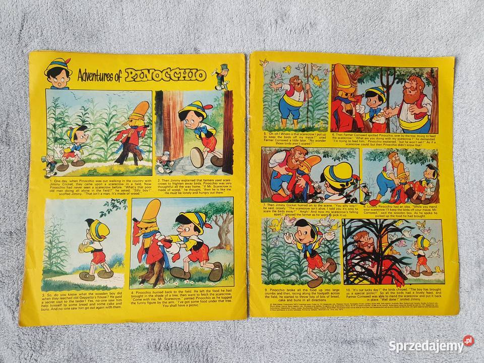 Disneyland komiks w jęz angielskim z 1973 roku Komiksy